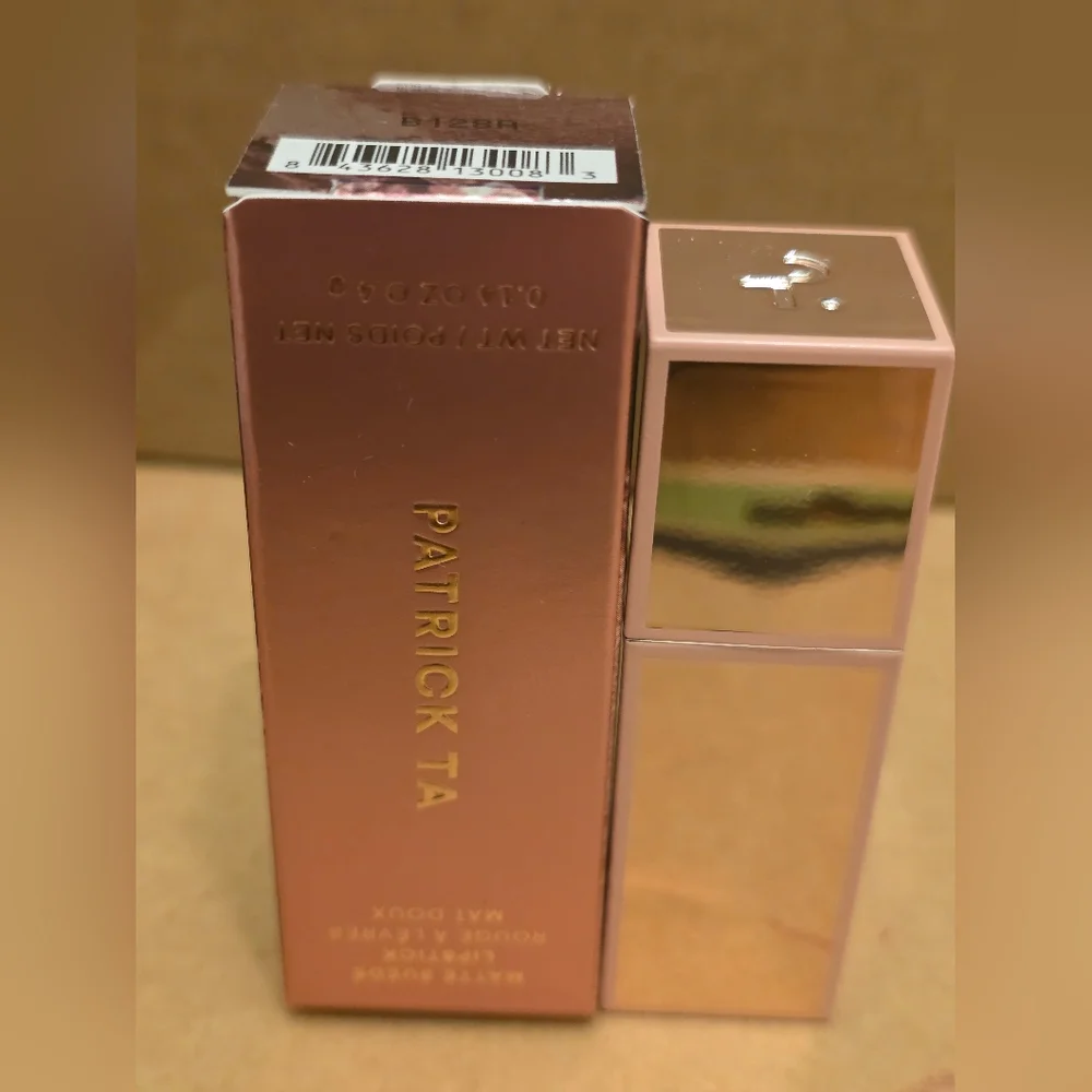 Patrick Ta Major Headlines Matte Suede Lipstick SEDUCTIVE/warm mauve. BNIB